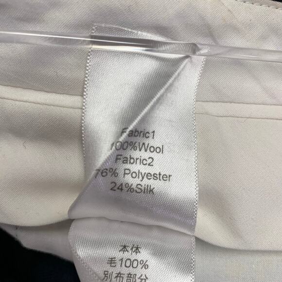 CELINE Size S Navy Black Wool Straight Dress Pants - Picture 5 of 7